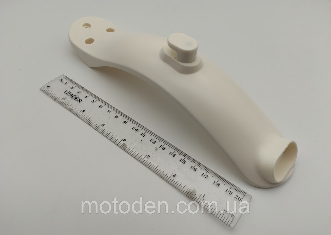 Заднє крило/ бризковик Duckbill + гак для Xiaomi M365 / Pro біле