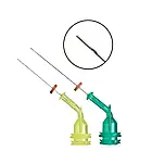 Ендоголка з двома боковими отворами NaviTip Sideport, 0.28мм жовта, фото 2