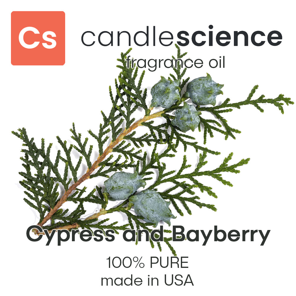Аромаолія CandleScience - Cypress and Bayberry (Кипарис і бейберрі), 5 мл, фото 1