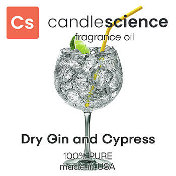 Аромаолія CandleScience - Dry Gin and Cypress (Сухий джин та кипарис), 5 мл