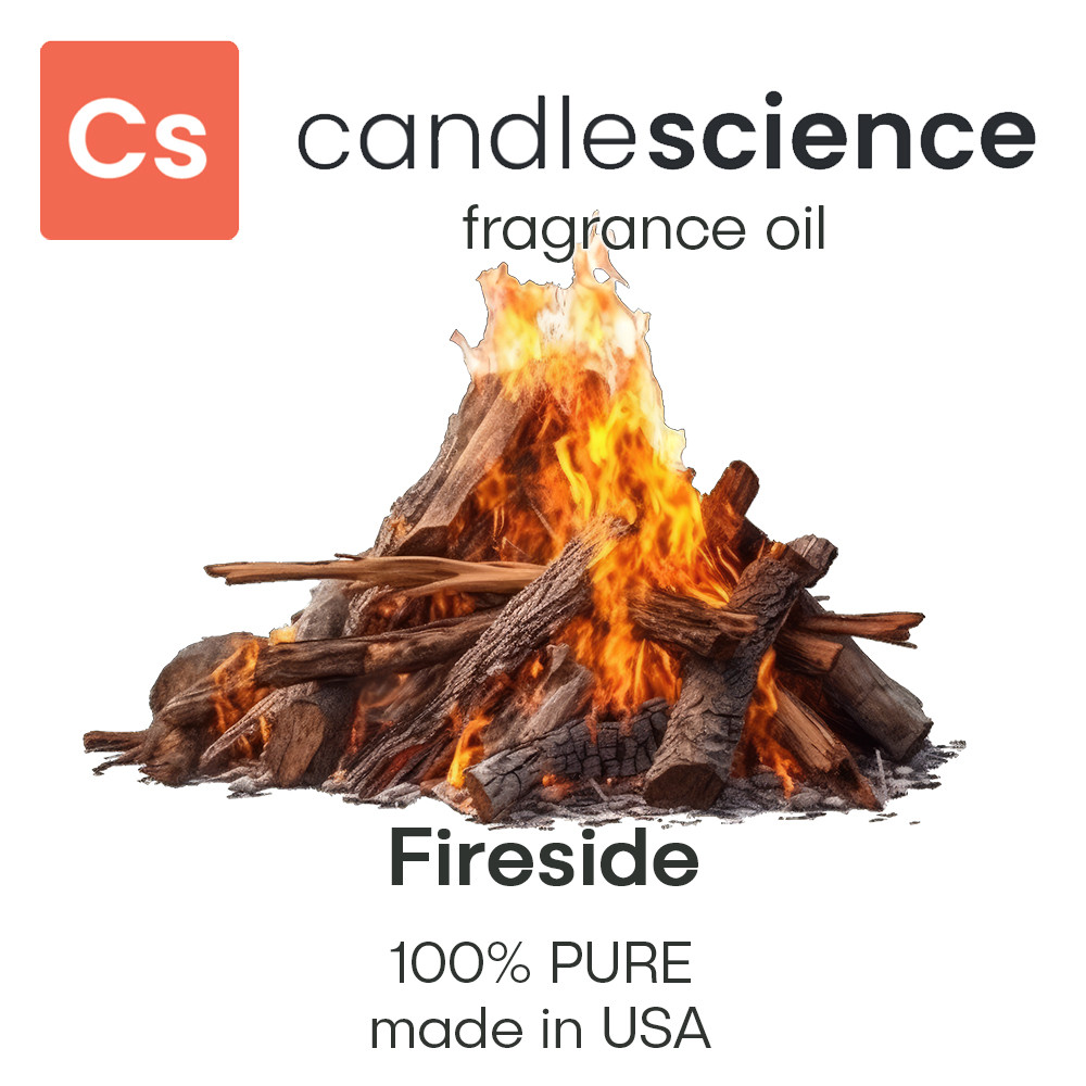 Аромаолія CandleScience - Fireside (Вогнище), 5 мл