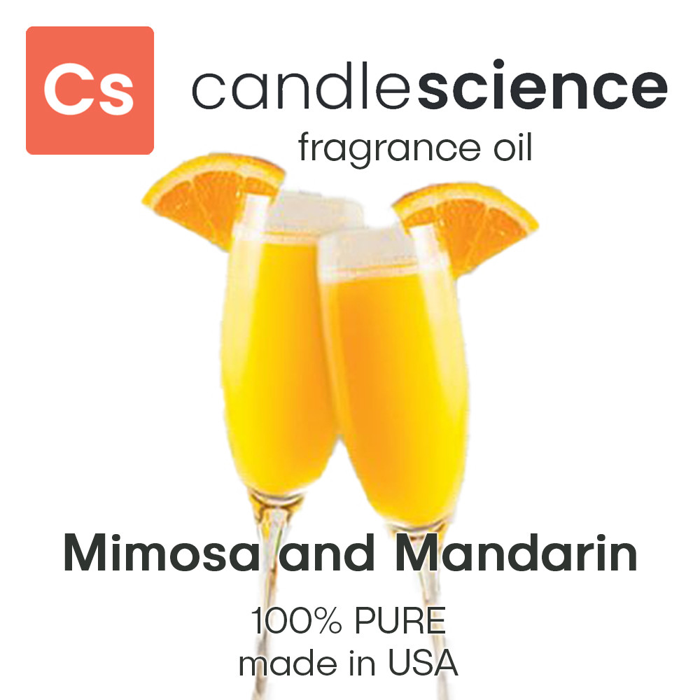 Аромаолія CandleScience - Mimosa and Mandarin (Мімоза та мандарин), 5 мл