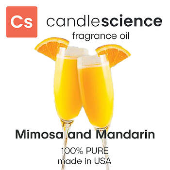 Аромаолія CandleScience - Mimosa and Mandarin (Мімоза та мандарин), 5 мл