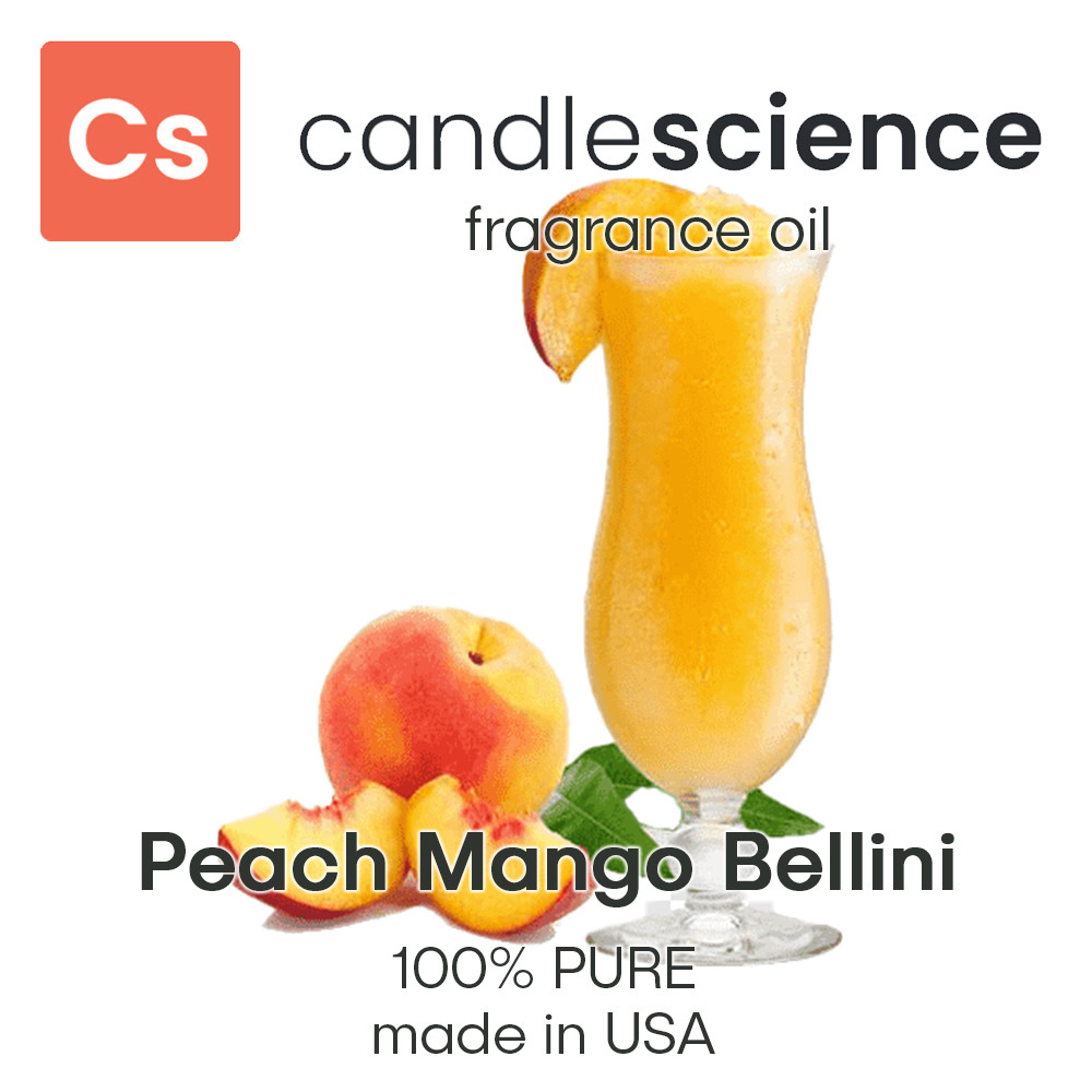 Аромаолія CandleScience - Peach Mango Bellini (Белліні із манго та персиком), 5 мл