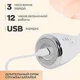 Масажер мікрострумовий для ліфтингу обличчя та шиї Ems E5006WS світлодіодний iC227, фото 10