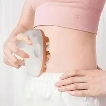 Роликовий-антицелюлітний масажер Body Shape Білий YU227, фото 5