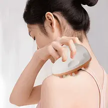 Роликовий-антицелюлітний масажер Body Shape Білий YU227, фото 6