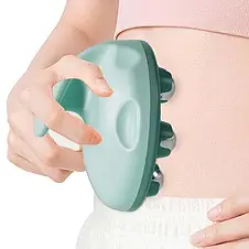 Роликовий-антицелюлітний масажер Body Shape Зелений YU227, фото 4