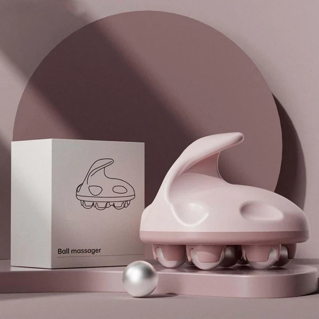 Роліковий-антицелюлітний масажер Body Shape Рожевий SV227, фото 1