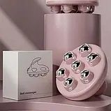 Роліковий-антицелюлітний масажер Body Shape Рожевий SV227, фото 4