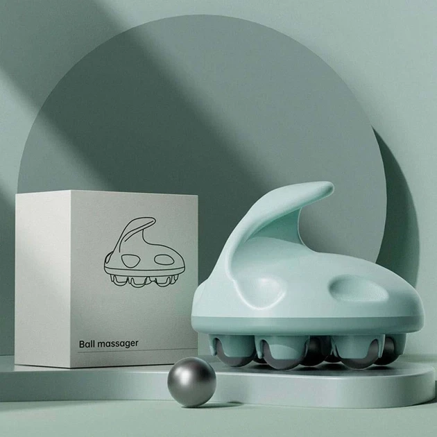 Роликовий-антицелюлітний масажер Body Shape Зелений SV227, фото 1