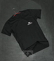 Хлопковая мужская футболка (Лакост) Lacoste, с принтом
