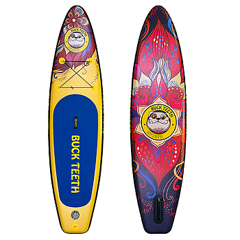 Сапборд Buck Teeth Summer Flower 10'6" — надувна дошка для САП серфінгу, sup board