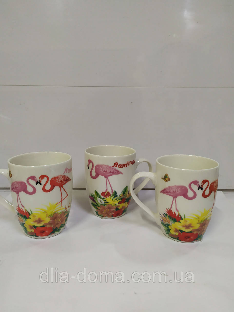 Кружка фарфор 350мл " Фламинго "  №14238981, фото 1