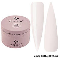 DNKa Акрил Гель для нігтів Аcryl Gel 0006 Creamy, 30 мл