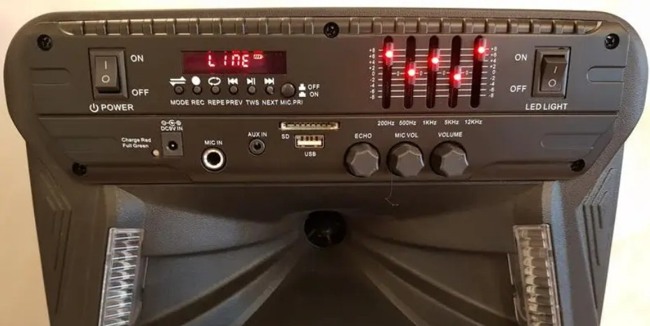 Переносная аккумуляторная колонка с микрофоном ZXX-7373 Блютуз аудиосистема с караоке USB/Bluetooth/FM - фото 10 - id-p2043306570