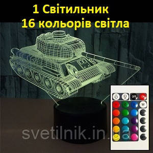 3D світильник бронімашина подарунки чоловікові та синові