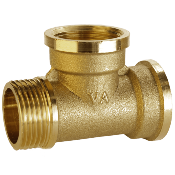 Трійник латунний В*В*Н, фото 1