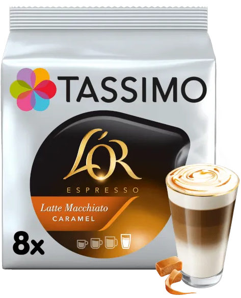 Кава в капсулах Тассимо - Tassimo L'or Latte Macchiato Caramel (8 порцій)