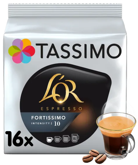 Кава в капсулах Тассимо - Tassimo l'or Fortissimo (16 порцій), фото 1
