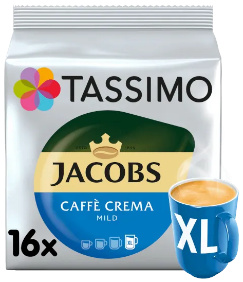 Кава в капсулах Тассімо - Tassimo Mild Crema XL (16 порцій)
