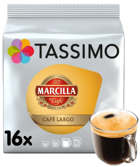 Кофе в капсулах Тассимо - Tassimo Marcilla Cafe Largo (16 порций ...
