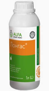Інсектицид Лонгас 1л ALFA Smart Agro, акарицид від кліща на всіх стадіях, для яблуні, для полуниці, винограду