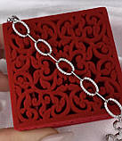 Жіночий срібний браслет з камінцями 1400.10р, фото 3