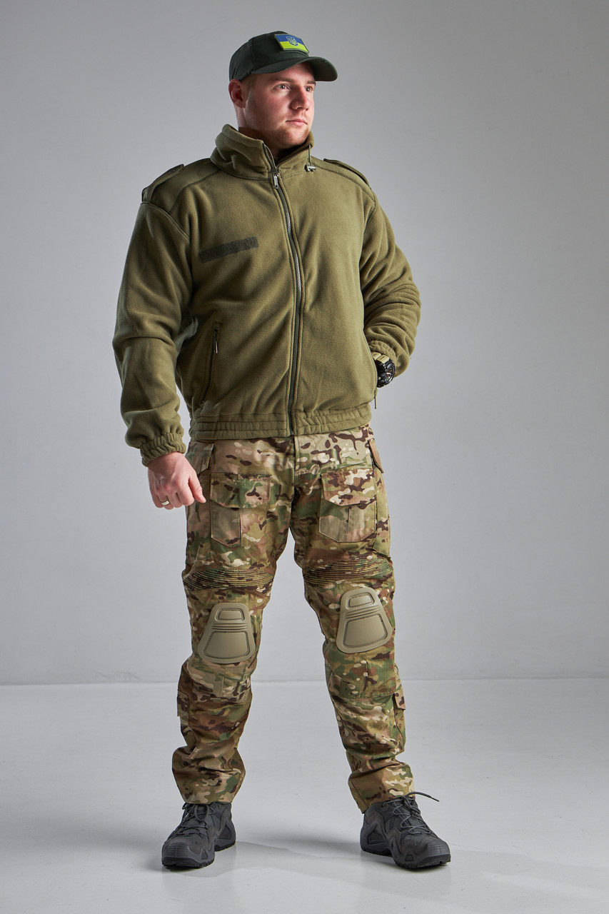 Куртка Флисовая Французкая Sturm Mil-Tec Cold Weather Оливковая 3XL - фото 6 - id-p2004604746