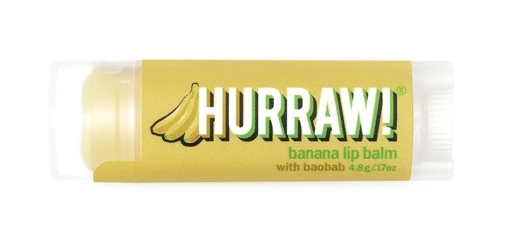 Бальзам для губ Hurraw! Banana Lip Balm (4,8г), фото 1