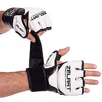 Рукавички для змішаних єдиноборств MMA Zelart BO-3394 білий