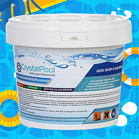 Crystal Pool Quick Chlorine Tablets шок-хлор у таблетках, 5 кг