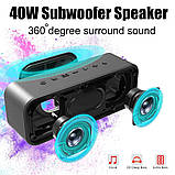 Бездротова акустика — портативна колонка Xdobo Wake 1983 40 ватів, фото 3