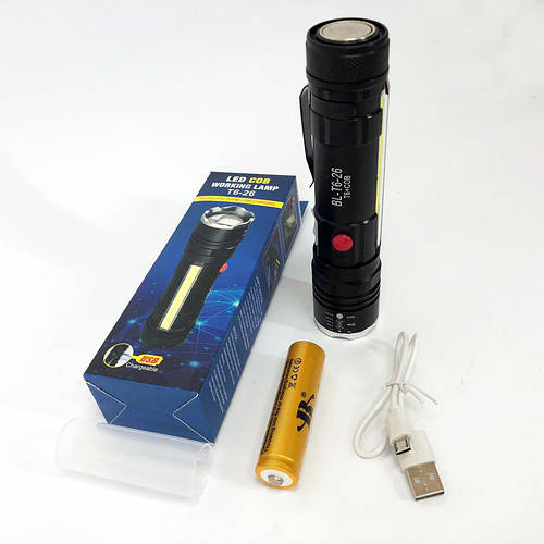 Фонарик Police T6-26+T6+COB светодиодный для туриста, Фонарик полис ...