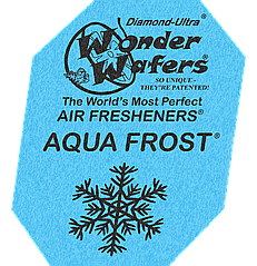 Ароматизатор у пластинці Wonder Wafers, 65 x 50 мм "Морозна свіжість" (Aqua Frost)