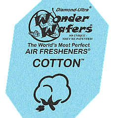 Ароматизатор у пластинці Wonder Wafers, 65 x 50 мм "Коттон" (Cotton)