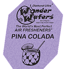 Ароматизатор в пластинці Wonder Wafers, 65 x 50 мм "Піна колада" (Pina Colada)