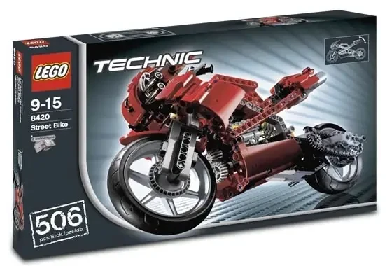 Конструктор LEGO Technic Вуличний мотоцикл (8420), фото 1
