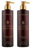 Набор L'anza Keratin Healing Oil Emergency Service Backbar Kit