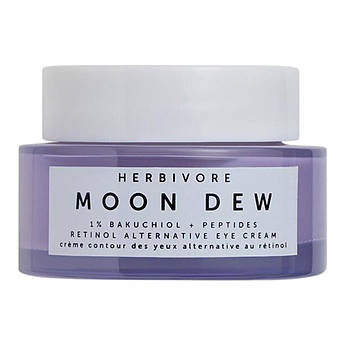 Крем для шкіри навколо очей з бакучіолом Herbivore Botanicals Moon Dew 1% Bakuchiol + Peptides Eye Cream 15 мл