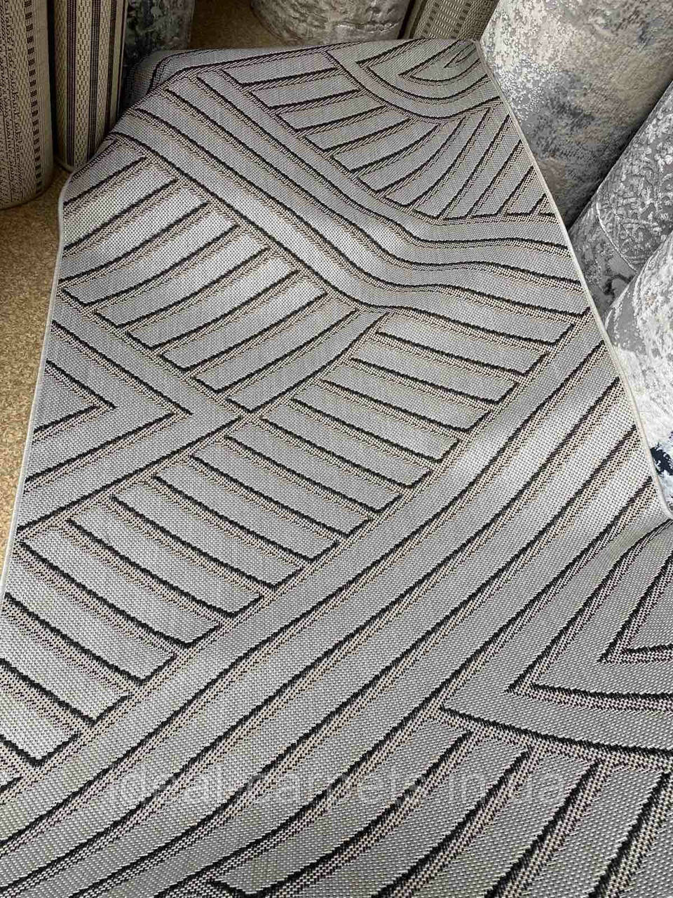 Доріжка на резині Flex Сірий На відріз, фото 1