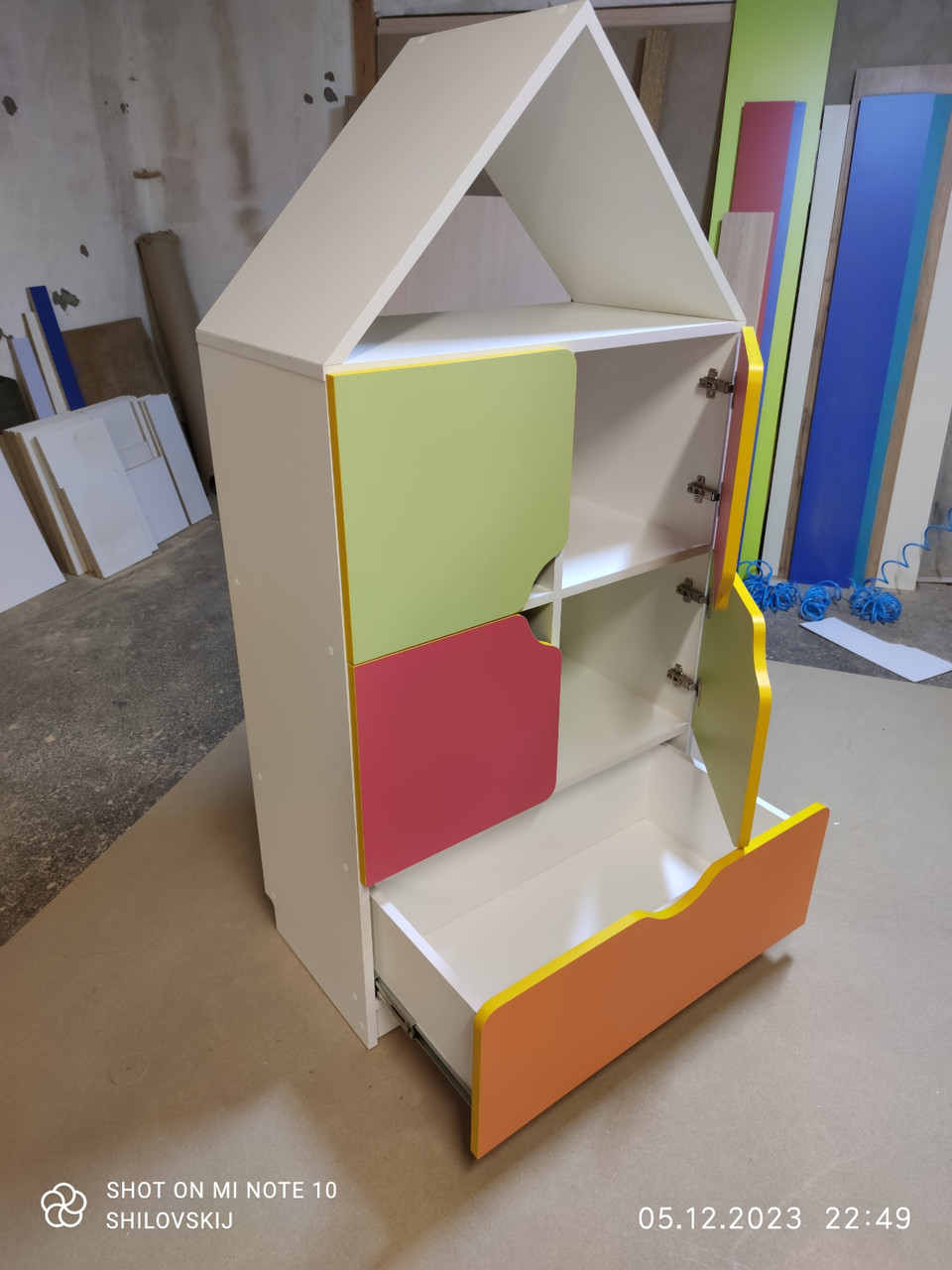 Стінка дитяча ігрова для іграшок Будиночок ST-175, фото 1