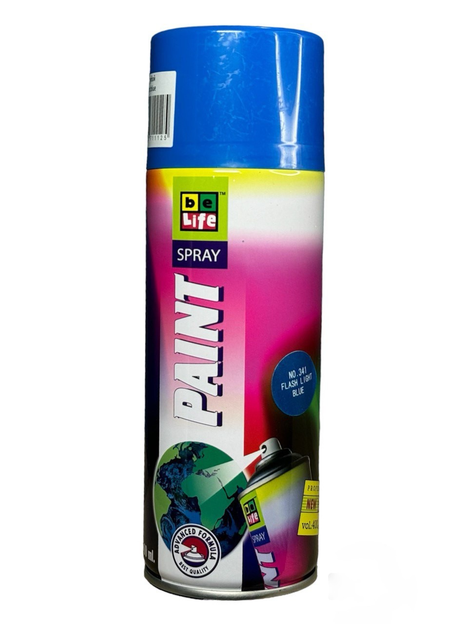 Аерозольна фарба Belife Metallic Paint 400 мл 341 блакитний