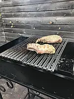 Мангал із дровницею на 15 шампурів товщиною 3 мм для грилю та барбекю – це універсальний мангал із сталі, оснащений дровницею., фото 3