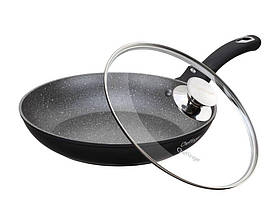 Сковорода зі скляною кришкою індукційна Cheffinger CF-FP28