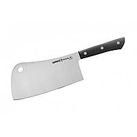 Нож-топорик кухонный для рубки мяса 180 мм Samura Черный (2000002666219)
