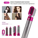 Потужний фен для волосся Hot AIR Styler HAIR BRUSH мультистайлер з кейсом 5 в 1, фото 4