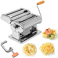 Ручна локшина з розкочуванням тіста на 9 товщин, 2 види локшини / Механічна тісторозкатка з нарізкою локшини