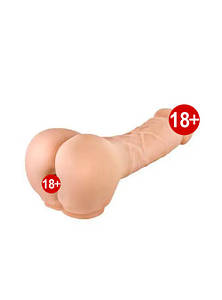 Насадка на член - мастурбатор 2-в-1 Real Body - Two In One