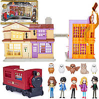 Гаррі Поттер великий набір 4 в 1 Косій переулок і Гоґвортс експресHarry Potter Diagon Alley HogwartsExpress